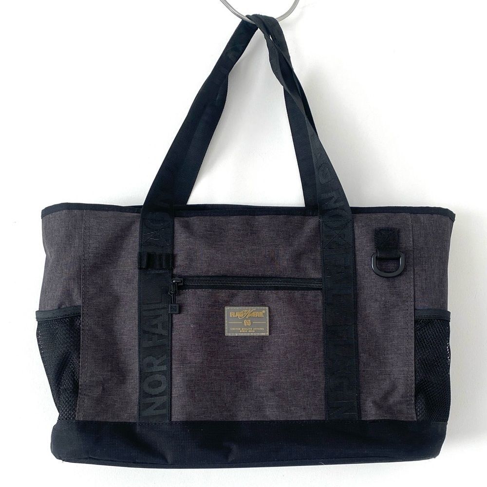 Flag Nor Fail Black and Gray Tote Bag Weekender Vacation Trip